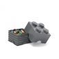 LEGO, Pojemnik klocek Brick 4 - Ciemnoszary (40031754)